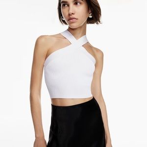 Wilfred Sculpt Criss Cross Tank NWOT
